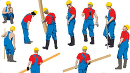 Workers Silhouette Vektor