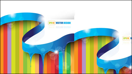 Fließende Pigment 05 - Vektor