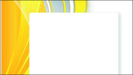 Leuchtend gelbe Linie Textfeld Vektor -3
