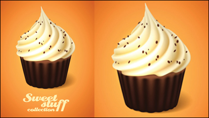 Die Desserts Material 03 - Vektor