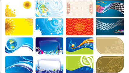 Herrliche Farbe card template - Vektor