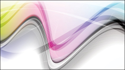 Wunderschöne Trend Dynamik der stromlinienförmige 01--Vektor-material