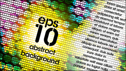 Helle Mosaik-Design-Hintergrund Vektor Material -2