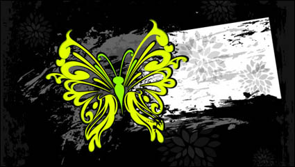 Farbe abstrakte Muster Schmetterling 03 - Vektor