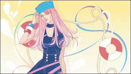 Exquisite Mode Cartoon Crush 07 - Vektor
