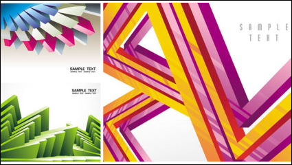 Die bunte geometrische Anordnung des Musters Hintergrund Vektor-Material