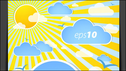 Wetter-Effekte-Karte 01 - Vektor