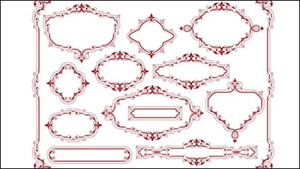 European-style Lochmuster 05 - Vektor Material