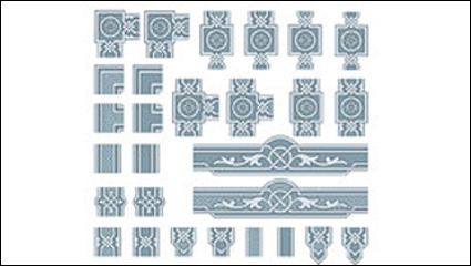 Schöne Spitze 02 - Vektor Material
