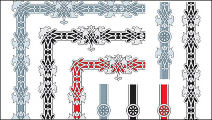 Exquisiten Spitzen 01 - Vektor-Material