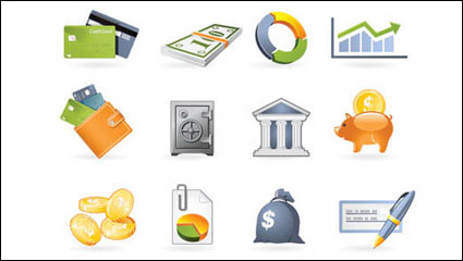 Kommerziellen und finanziellen Symbol Vektor Material -2