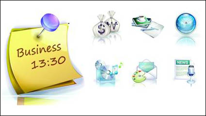 Business exquisite 3D-Vektor-Material -1