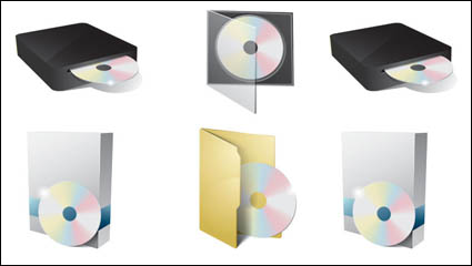 CD-ROM-Symbol 02 - Vektor