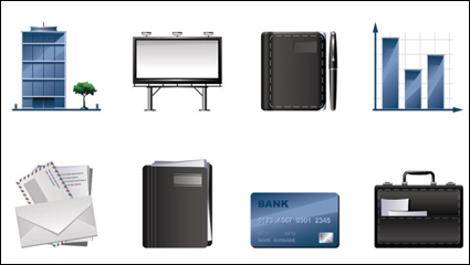 Business-Icon gekennzeichnet Material - Vektor