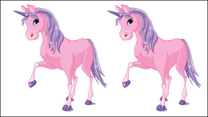 Cute Cartoon Pony 01 - Vektor