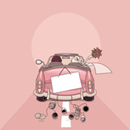 Cartoon-Stil Hochzeit Elemente 03 - Vektor Material