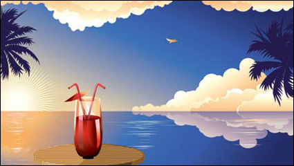 Cartoon trinken 05 - Vektor Material