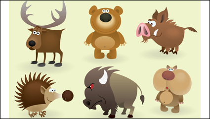 Cartoon Tiere Bild - Vektor