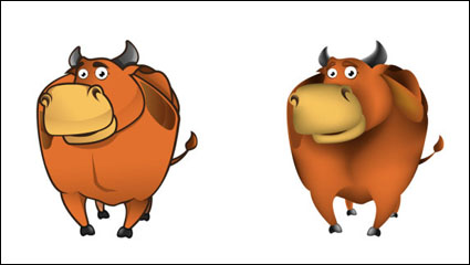 Cute Cartoon Bild 01 - Vektor