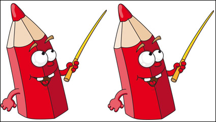 Cartoon Bleistift 01 - Vektor