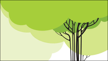Karikatur-Linie basiert auf einem Baum 01 ausgestellt - Vektor