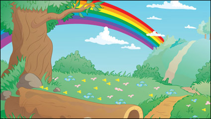 Sommer-Cartoon-Bilder 03 - Vektor