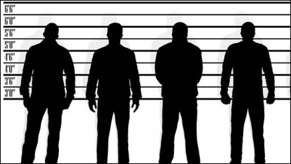 Menschen Silhouette - Vektor Material