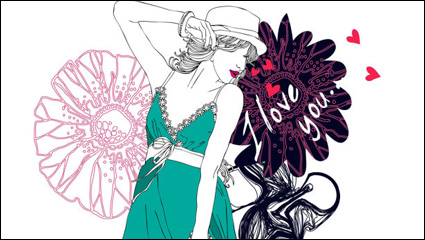 Mode Beauty - Vektor