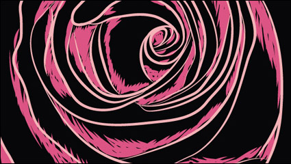 Roses teilweise Vector -3