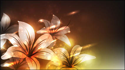 Symphony von Blumen Vektor Material -2