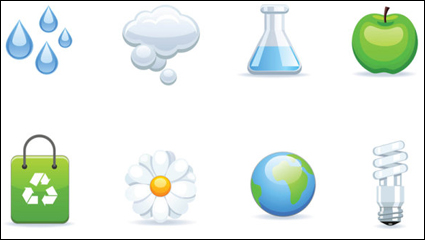 Umwelt-Symbole - Vector