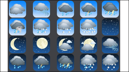 Cartoon Wetter icon 03 - Vektor