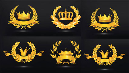 Goldmedaille Symbol Vektor Material -2