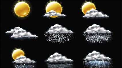 Schönes Wetter icon 05 - Vektor