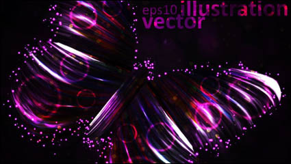 Colorful butterfly 01 - Vektor