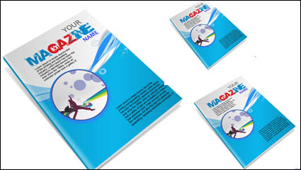 Buch Cover des Magazins 03 - Vektor Material