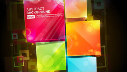 Colorful box 02 - Vektor-Hintergrund