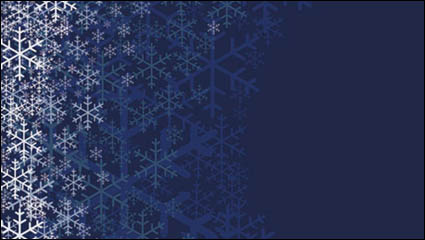 Schöne Schneeflocke Muster Hintergrund 01 - Vektor Material