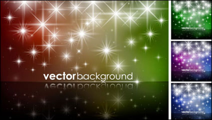 Brilliant starlight background 02 - Vektor Material
