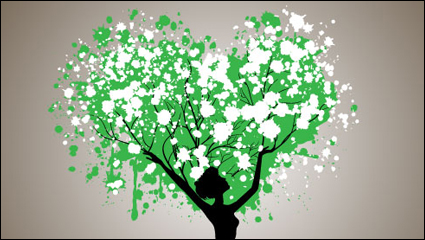 Stitching Baum Illustrator 05 - Vektor Material