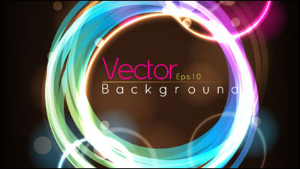 Fashion Halo dynamischen Hintergrund 02 - Vektor Material