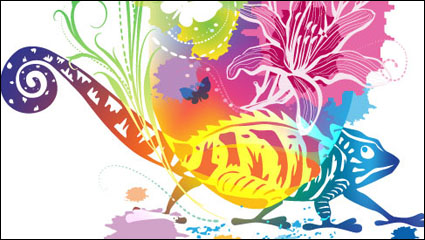 Brilliant Illustrator Hintergrund 03 - Vektor Material