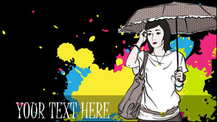 Fashion beauty 02 - Vektor Material