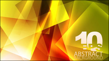 Yellow dynamischen Hintergrund 03 - Vektor Material