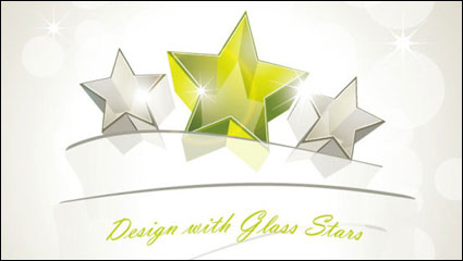 Dynamische Sterne Hintergrund - Vector