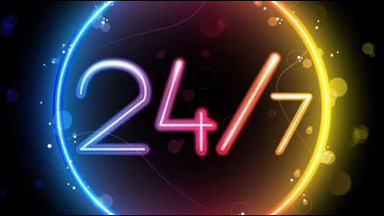 Wunderschöne neon Spezialeffekte 03 - Vektor Material