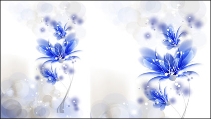 Der Trend der Blumen Hintergrund 04 - Vektor Material