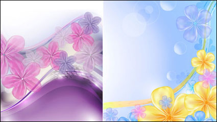 Schöne Blumen Hintergrund Vektor Material