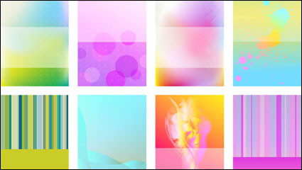 Brilliant Halo card background 01 - Vektor Material