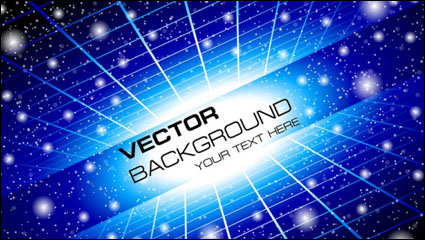 Starry Hintergrund 03 - Vektor Material